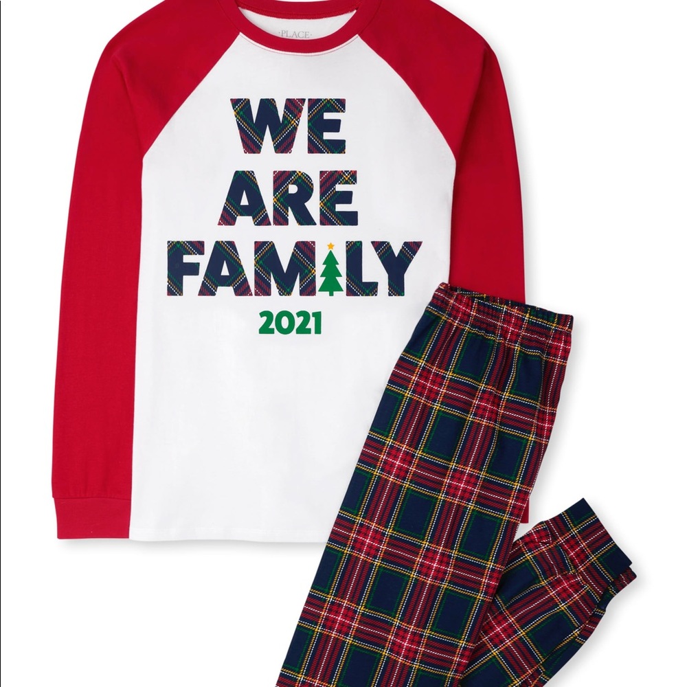 Children Place Unisex Adult Matching Family We Are Family Cotton Pajamas - Tidal